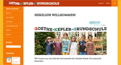 Desktop Screenshot of goethe-kepler-schule.de